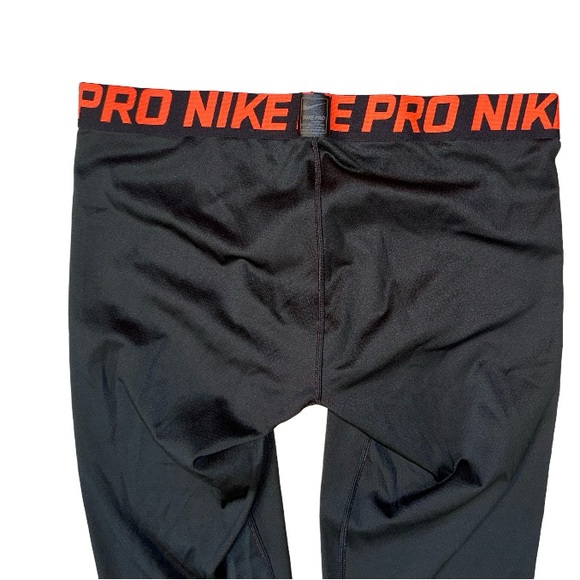 NIKE PRO men’s black leggings crop pants size XXL 2XL XL - Picture 3 of 10